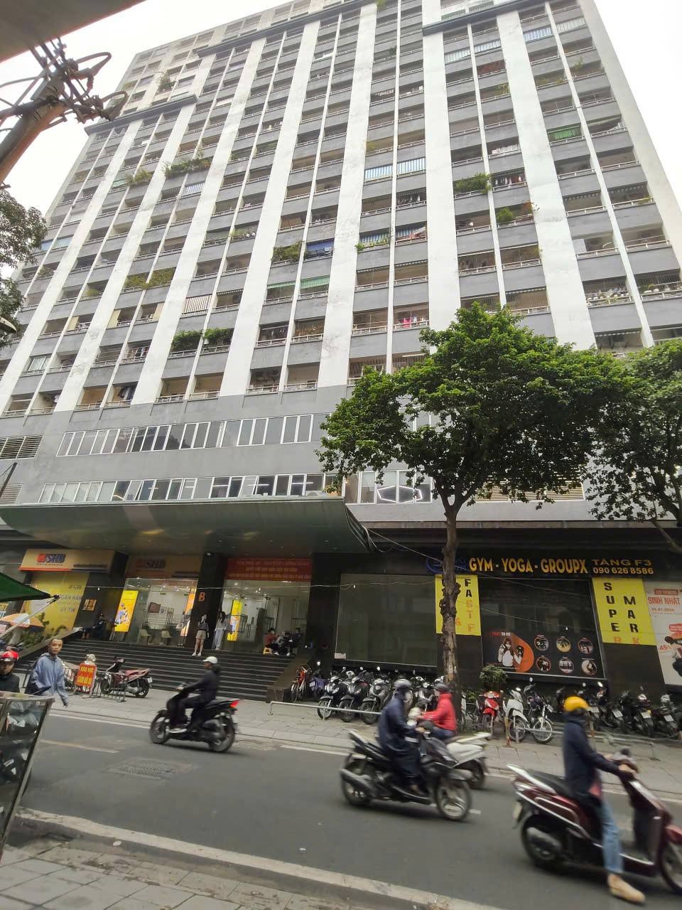 Sàn TM 912m2 Đống Đa, 2 mặt phố Nguyễn Lương Bằng, 55 tỷ, dòng tiền 250tr/tháng