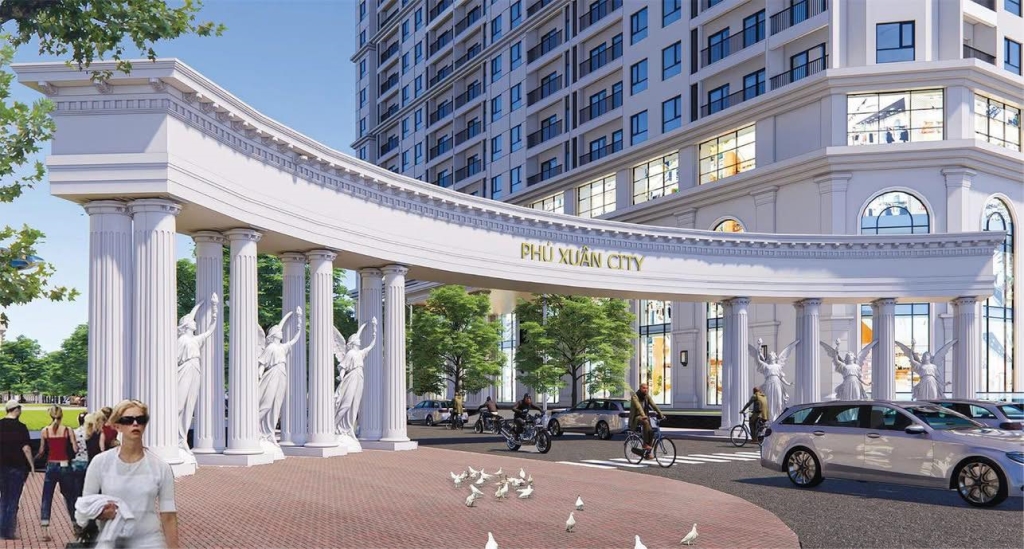 Ra mắt 40 căn shophouse 4 tầng mặt tiền Chợ Cống – Richmond Phú Xuân, vị trí kim cương